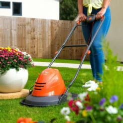 Tondeuse A Gazon électrique Sur Coussin D'air - Largeur De Coupe 25 Cm - Flymo Turbo Lite 250 -Outils De Jardin 05085c3727a0a2bb