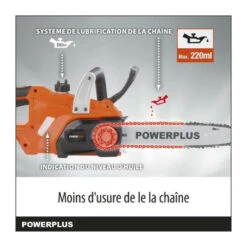 Tronçonneuse A Batterie 20v Dual Power Powdpg7570 - Guide De 300 Mm - Livrée Sans Batterie Ni Chargeur -Outils De Jardin 158ce82ae1112acc