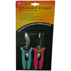 Set Sécateur Et Ciseaux à Fleurs -Outils De Jardin 279032 001