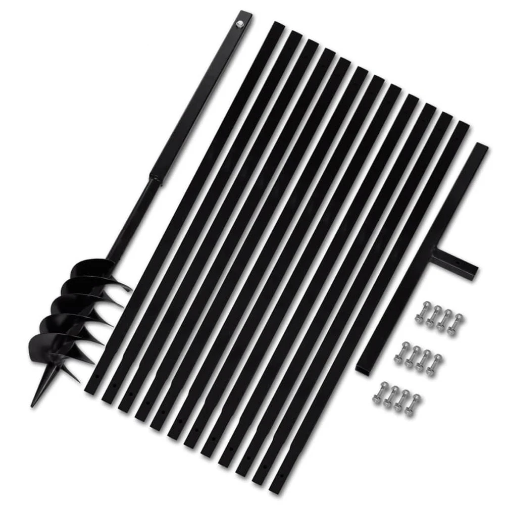VIDAXL Bêche Et Tarière Manuelle 120 Mm Avec Rallonge Mèche Tarière 13 M 3 VIDAXL Bêche Et Tarière Manuelle 120 Mm Avec Rallonge Mèche Tarière 13 M