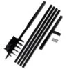 VIDAXL Tarière De Sol Avec Manche 180 Mm Et Tube D'extension 5 M Acier -Outils De Jardin 630d1e8c2a6ad5.85990638