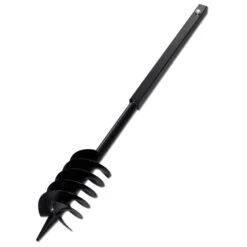 VIDAXL Tarière De Sol Avec Mèche De Tarière 150 Mm Acier Noir -Outils De Jardin 630d1e99f0ebf0.24676359