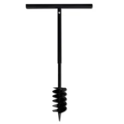 VIDAXL Tarière De Sol Avec Mèche De Tarière Spirales 120 Mm Acier Noir 10 VIDAXL Tarière De Sol Avec Mèche De Tarière Spirales 120 Mm Acier Noir -Outils De Jardin 630d1e9c4fd364.84349949