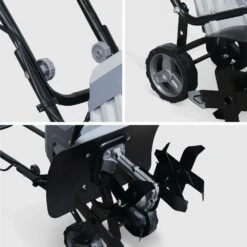 Motobineuse électrique Voltr 1400w, 6 Fraises Et Largeur De Travail De 40cm, -Outils De Jardin 63285dae041567.60406008