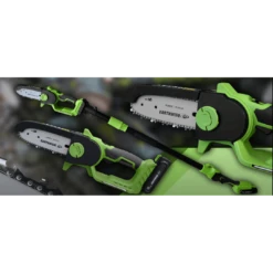 Pack Tronçonneuse électrique Avec Manche Télescopique+ Rootslayer à Main-noir -Outils De Jardin 634855f4d1e510.69748809