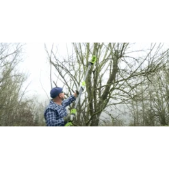 Pack Tronçonneuse électrique Avec Manche Télescopique+ Rootslayer à Main-noir -Outils De Jardin 634855f4dde7e7.25842430