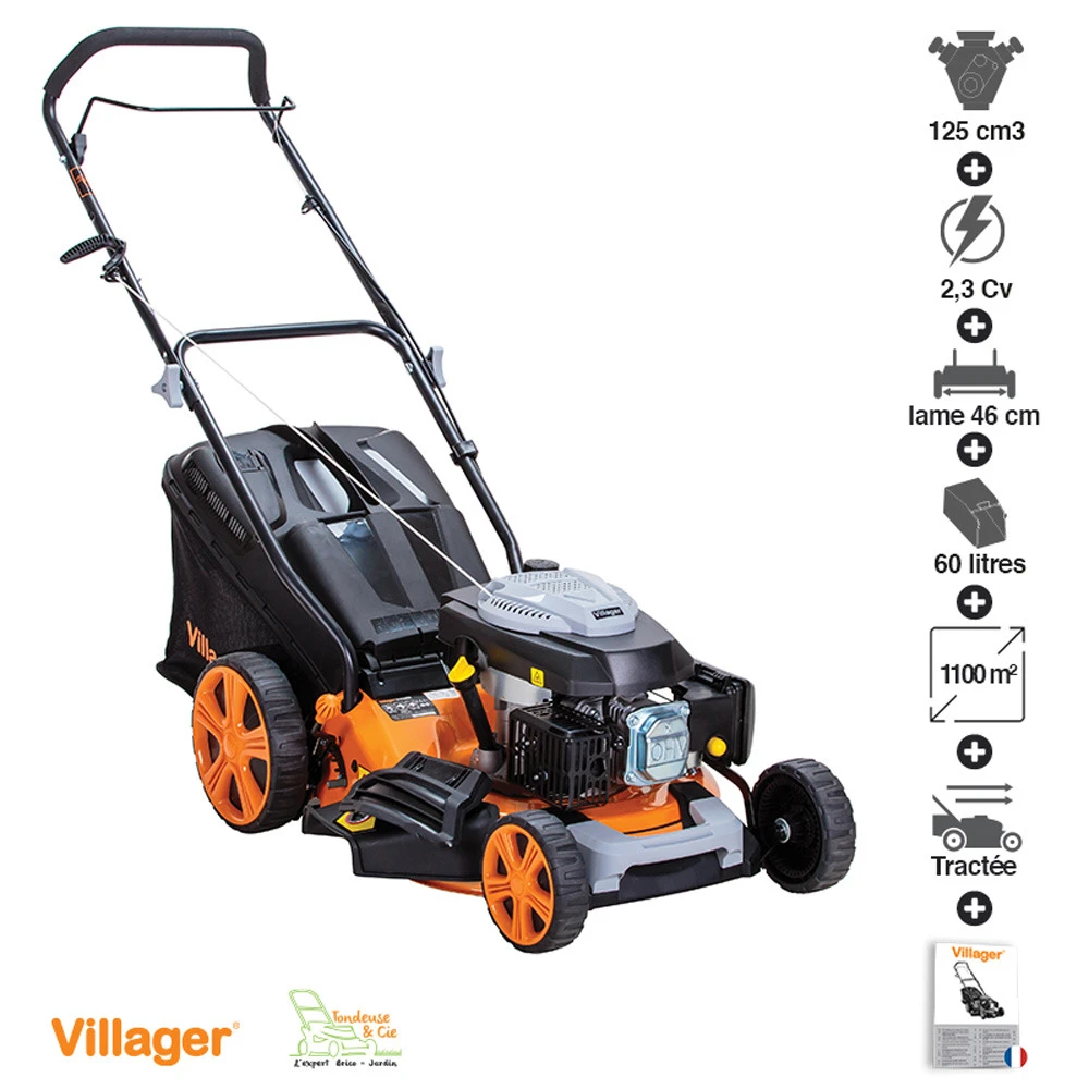 Tondeuse à Gazon Mulching Briggs Stratton Coupe 46cm Villager Prime 4111b 3 Tondeuse à Gazon Mulching Briggs Stratton Coupe 46cm Villager Prime 4111b