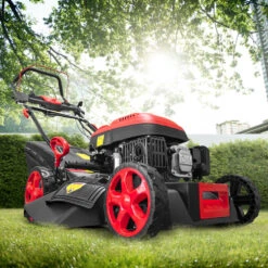 Tondeuse Thermique Autotractée 173cc - 50.6cm Avec Démarrage électrique -mulchin -Outils De Jardin 63c136776cd560.44218492