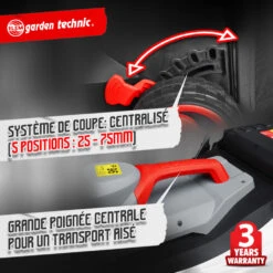 Tondeuse à Gazon électrique 1500w - Largeur De Coupe 37cm - Elem Garden 10 Tondeuse à Gazon électrique 1500w - Largeur De Coupe 37cm - Elem Garden -Outils De Jardin 63c1367c5ec8b2.44512653