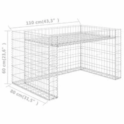 VIDAXL Garage Tondeuse à Gazon Lit Surélevé 110x80x60 Cm Fil En Acier 10 VIDAXL Garage Tondeuse à Gazon Lit Surélevé 110x80x60 Cm Fil En Acier -Outils De Jardin 63d3812d7bff30.30582548