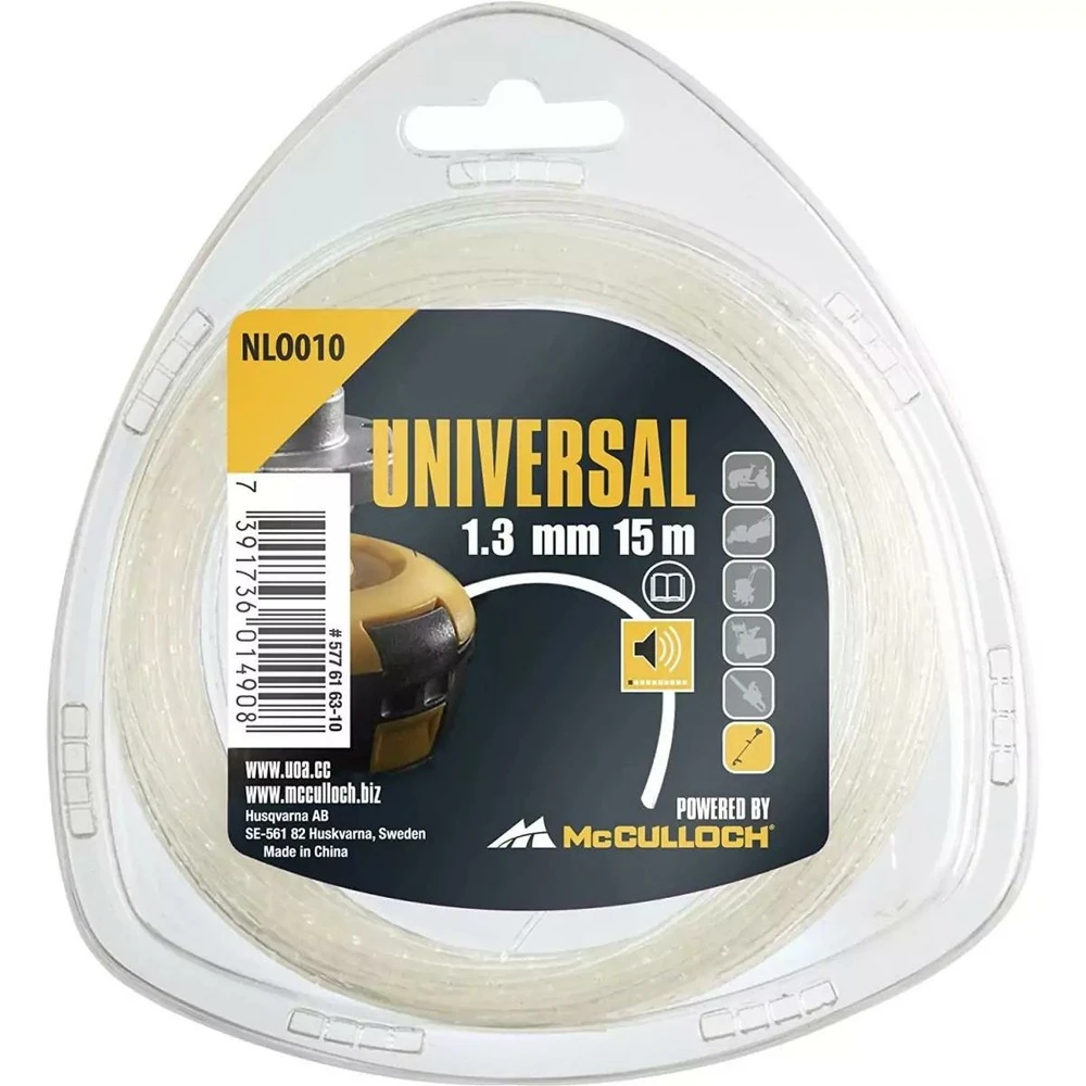 McCulloch Fil De Coupe-herbe En Nylon 1.3mm X 15m Nlo010 3 McCulloch Fil De Coupe-herbe En Nylon 1.3mm X 15m Nlo010