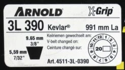 Courroie Trapézoïdale X-grip V De Type 3l390 -Outils De Jardin 642480cf204bb9.73833569