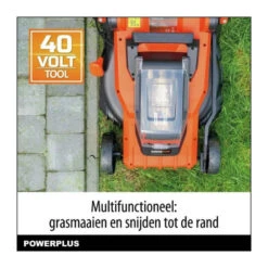 Tondeuse Sans Fil 20v 34cm Brushless - Powdpglws1 - Livrée Avec Batterie 20v 4,0ah + Chargeur Rapide -Outils De Jardin 643d9e402a9113.11505259