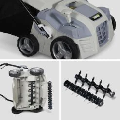 Voltr - Scarificateur électrique Gazon 1800w - Outil 2en1 Aérateur Et Démousseur Pelouse. 2 Rouleaux : Couteaux Et Griffes. -Outils De Jardin 6446dccb829c87.06955257