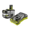 Ryobi 1 Batterie Lithium+ 18v - 9,0 Ah High Energy Et 1 Chargeur Ultra Rapide 5,0 A -Outils De Jardin 645b90d955a838.89800783