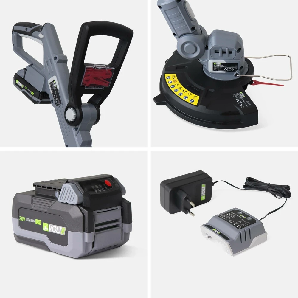 Voltr - Tondeuse à Gazon Sans Fil 30cm + Débrousailleuse Sans Fil ø25cm + Souffleur De Feuilles 20v 9 Voltr - Tondeuse à Gazon Sans Fil 30cm + Débrousailleuse Sans Fil ø25cm + Souffleur De Feuilles 20v – Image 7