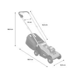 Voltr - Tondeuse à Gazon Sans Fil 30cm Batterie 20v Lithium 4ah Et Chargeur + Débroussailleuse Sans Fil ø25cm Avec Batterie Lithium -Outils De Jardin 64627aebe3f810.59783201
