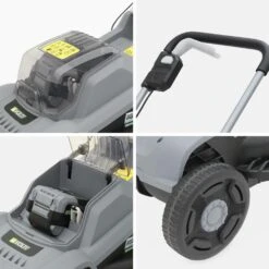 Voltr - Tondeuse à Gazon Sans Fil 30cm Batterie 20v Lithium 4ah Et Chargeur + Débroussailleuse Sans Fil ø25cm Avec Batterie Lithium -Outils De Jardin 64627aec126652.09078089