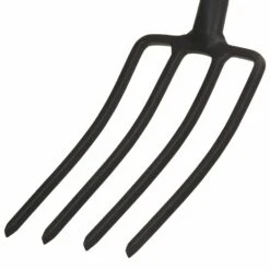 VIDAXL Fourche à Creuser De Jardin Avec Poignée En D Acier Et Bois Dur -Outils De Jardin 6464c634c30f52.15867853