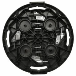 VIDAXL Support Sur Roulettes Pour Plantes Diamètre 40 Cm Noir 275 Kg -Outils De Jardin 64798cbd5a9897.25714066