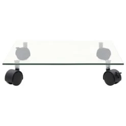 VIDAXL Supports Roulants à Plantes 4 Pcs 35x35 Cm Carré Verre Trempé -Outils De Jardin 64798cbfe67974.47927884