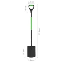 VIDAXL Bêche à Creuser De Jardin Avec Poignée En D Acier -Outils De Jardin 64798cc26d7af4.58156107