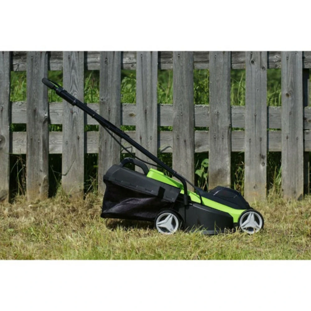 Tondeuse Greenworks 24v - Coupe De 33cm - 1 Batterie 2.0 Ah - 1 Micro-chargeur - G24lm33k2 6 Tondeuse Greenworks 24v - Coupe De 33cm - 1 Batterie 2.0 Ah - 1 Micro-chargeur - G24lm33k2 – Image 4