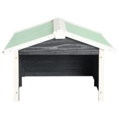 VIDAXL Garage De Tondeuse à Gazon 72x87x50 Cm Gris Et Blanc Sapin -Outils De Jardin 6480d34d8c0866.09742867