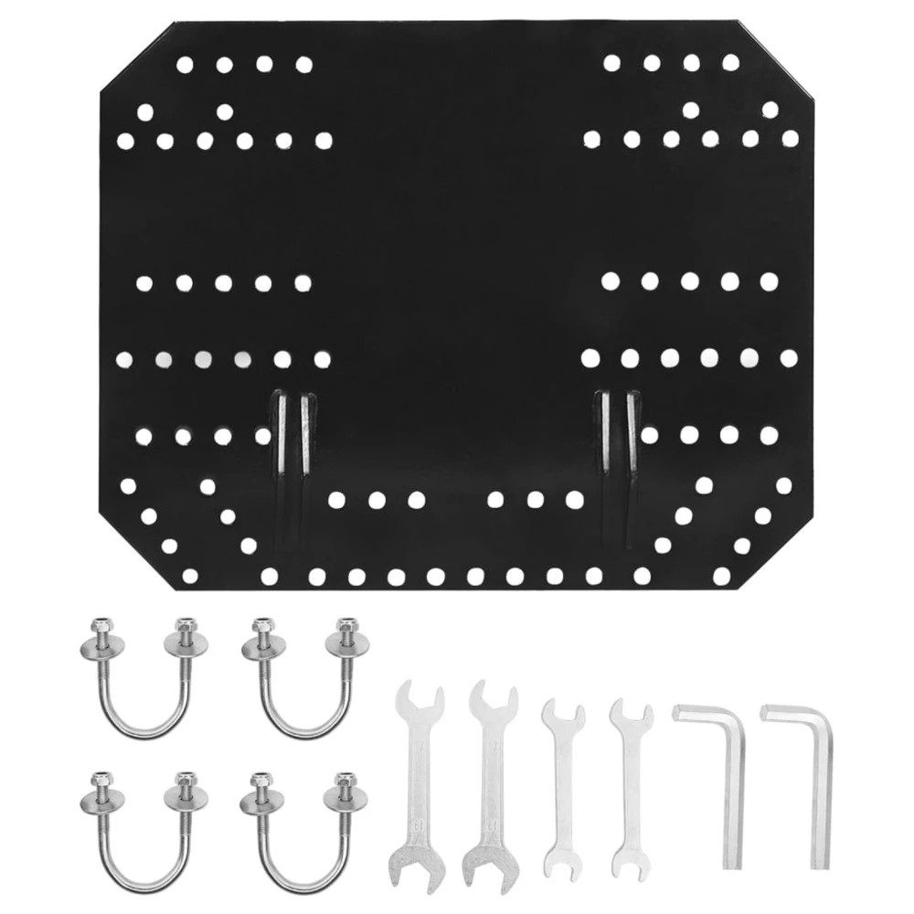 VIDAXL Chasse-neige Pour Vtt 150x38 Cm Noir 9 VIDAXL Chasse-neige Pour Vtt 150x38 Cm Noir – Image 7