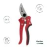 KM-19 Sécateur à Une Main. Semi Professionnel. Coupe En Dérivation. 20mm ø. Ciseaux Courbes. Ciseaux De Jardinage. -Outils De Jardin 6481cd80ba8460.22656405