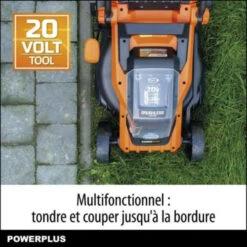 Tondeuse A Gazon A Batterie 20v 34 Cm De Coupe Powdpglws1 - Batterie 4ah Et Chargeur Inclus - Moteur Brushless -Outils De Jardin 648317fa8046d9.87082649